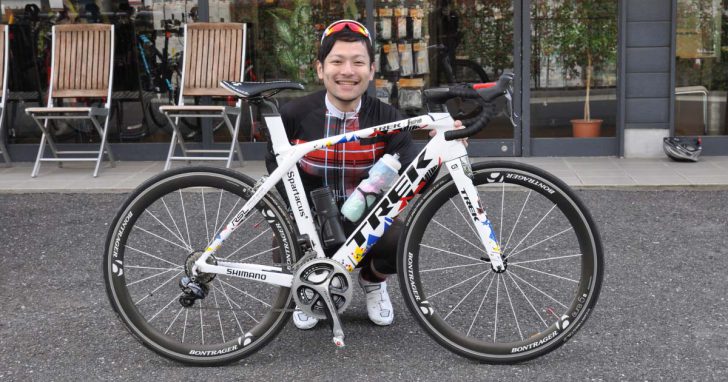 ＴＶで見たツールドフランスをきっかけにロードバイクの世界に