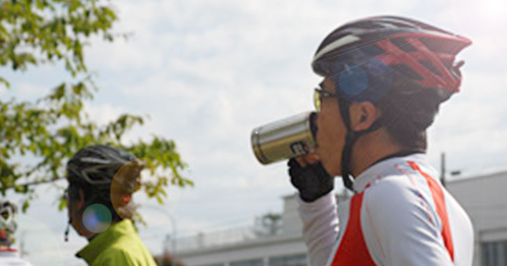 自転車で健康に痩せました。