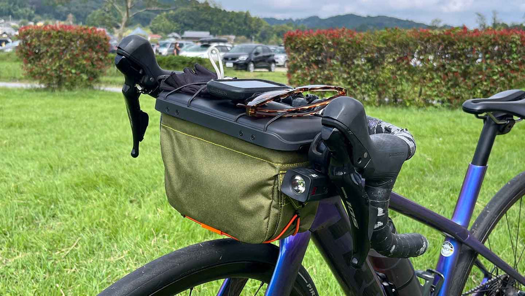 理想を形にしたかのよう。Route Werksのハンドルバーバッグが使い勝手良すぎ