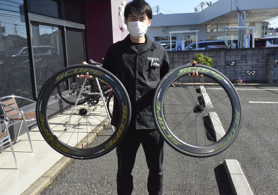 自転車大国オランダ生まれの新星ホイール「SCOPE（スコープ）」♪カスタムデカールで自分好みにカスタム♬