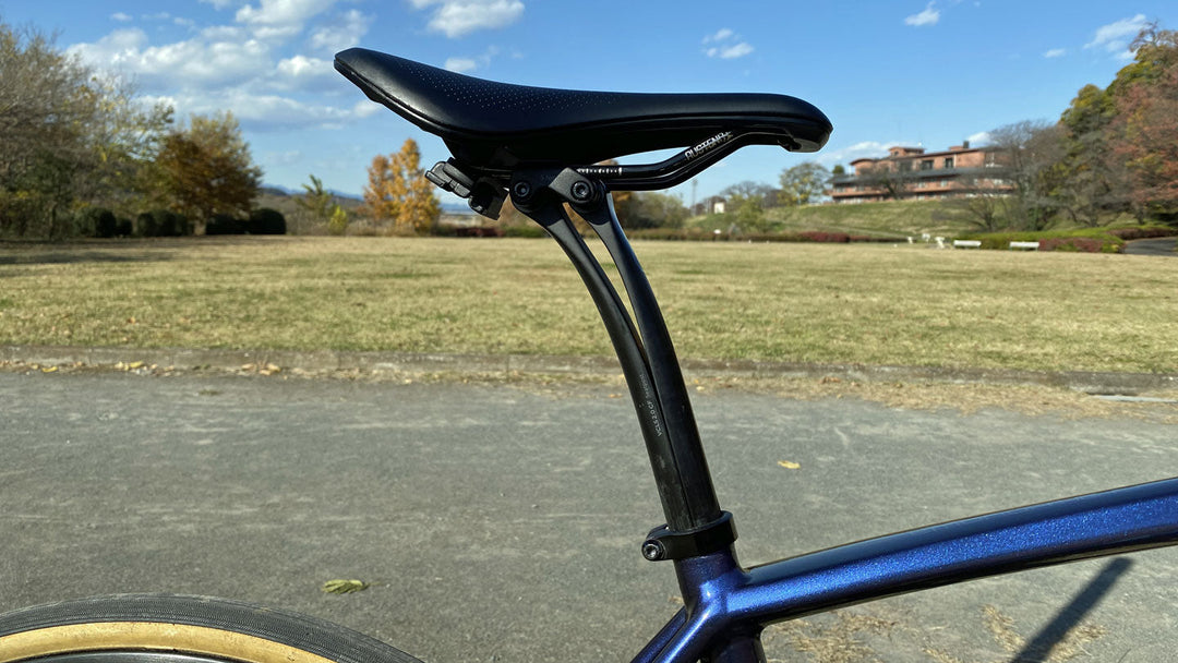 ERGONプロカーボンシートポスト横から