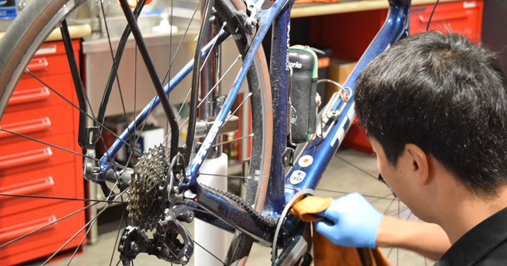 雨の日乗車後のメンテナンス