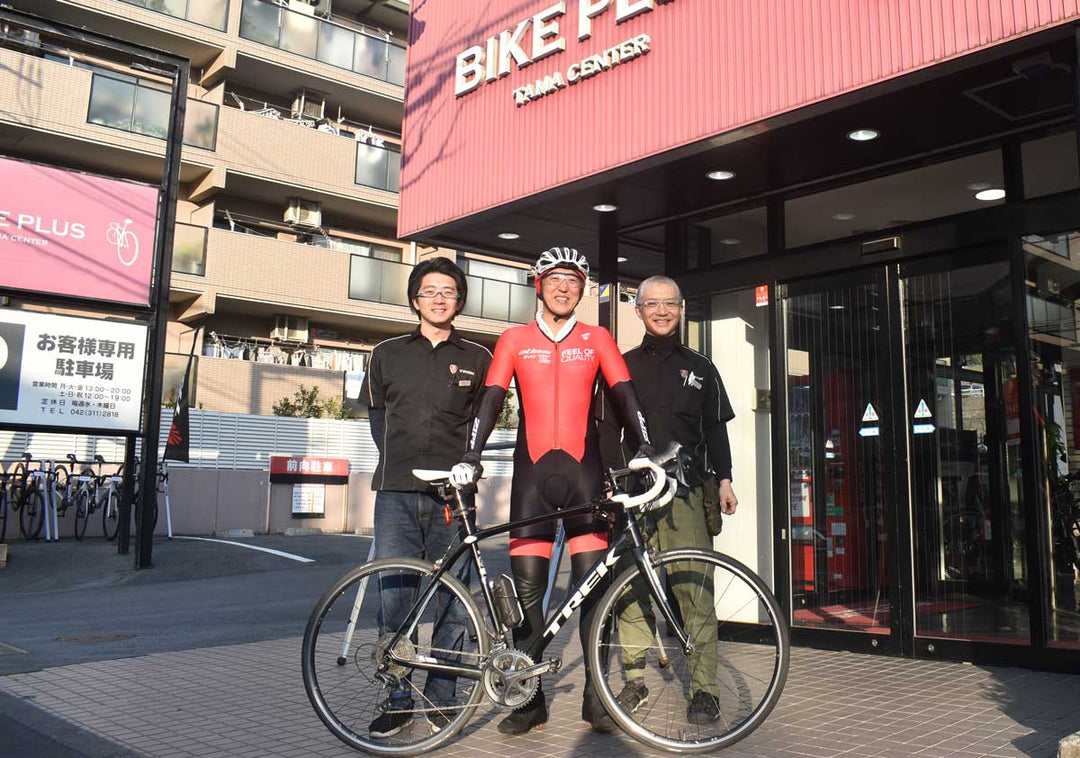 加藤様店頭にて