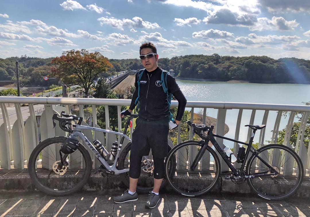 サイクリングを楽しまれている髙田さま