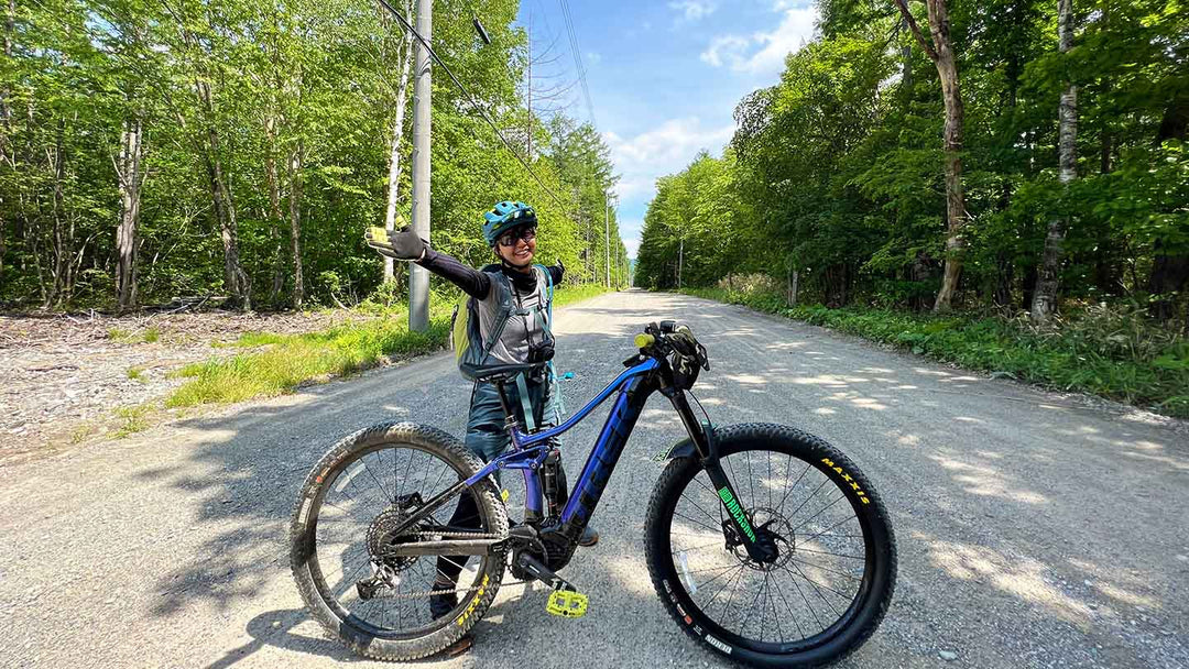 ニッポンの林道をEバイクで走る～群馬県・万沢林道編