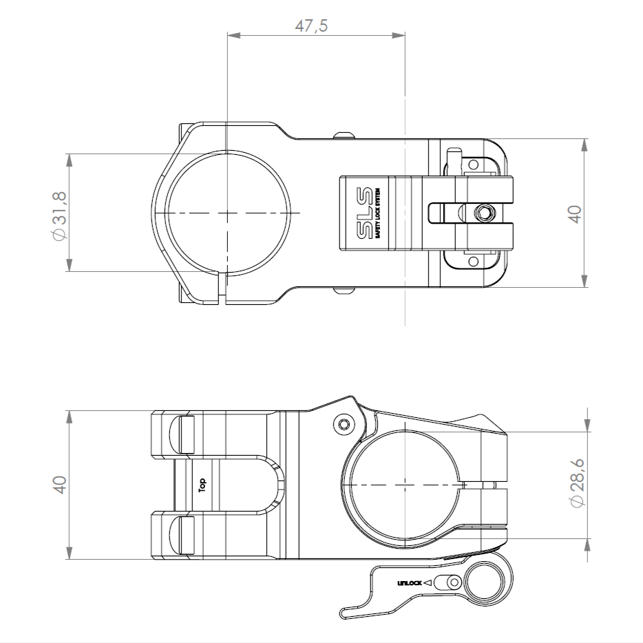 Rocker Parts RocHead Bend Stem（ロッカーパーツ ロックヘッド ベンド ステム）