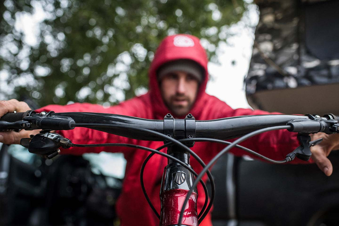 広めのハンドルの写真