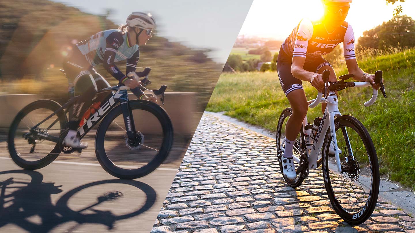 エアロロードとエンデュランスロードのライドシーン