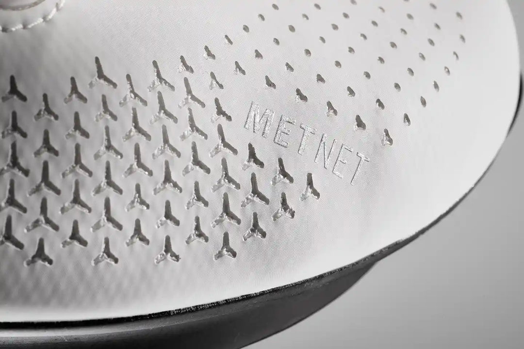 Trek VelocisロードサイクリングシューズのMETNET配置箇所の拡大写真