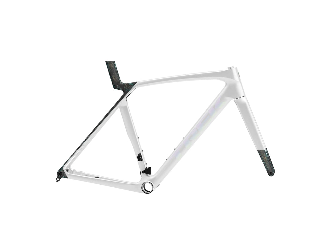 Trek Madone SL Gen 8 フレームセット Gloss Crystal White/Matte Deep Smoke