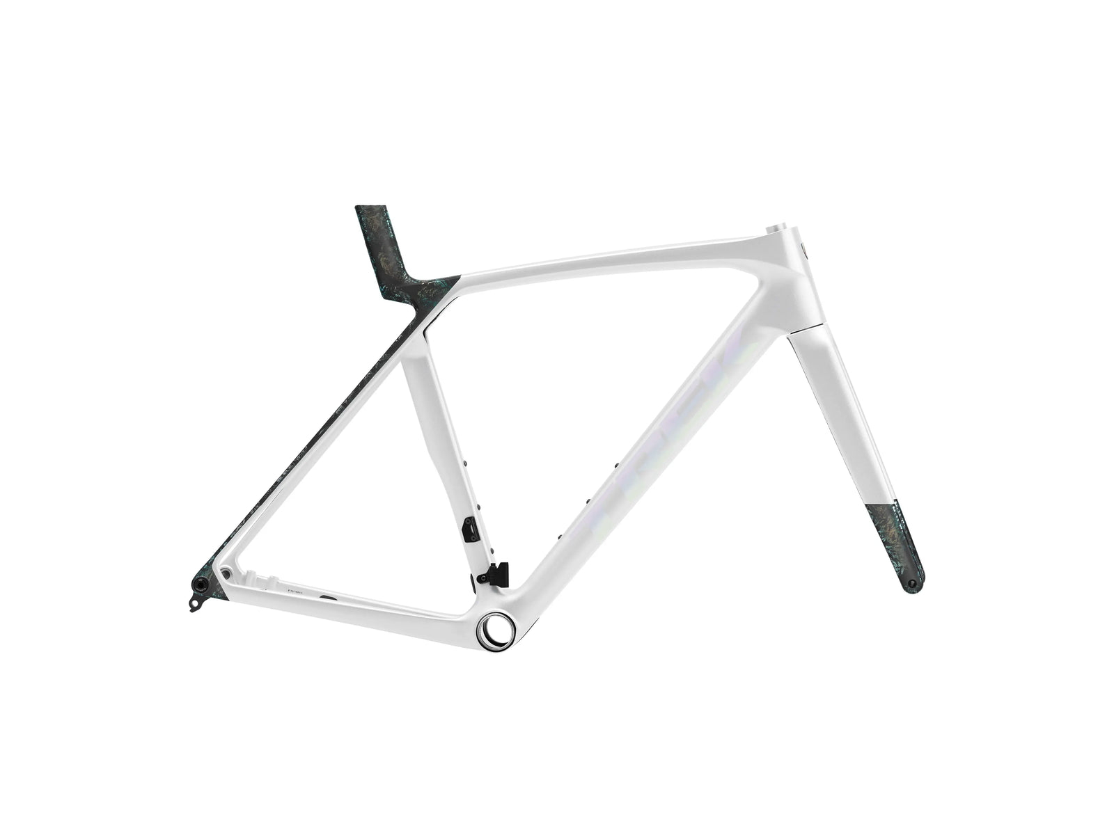 Trek Madone SL Gen 8 フレームセット Gloss Crystal White/Matte Deep Smoke