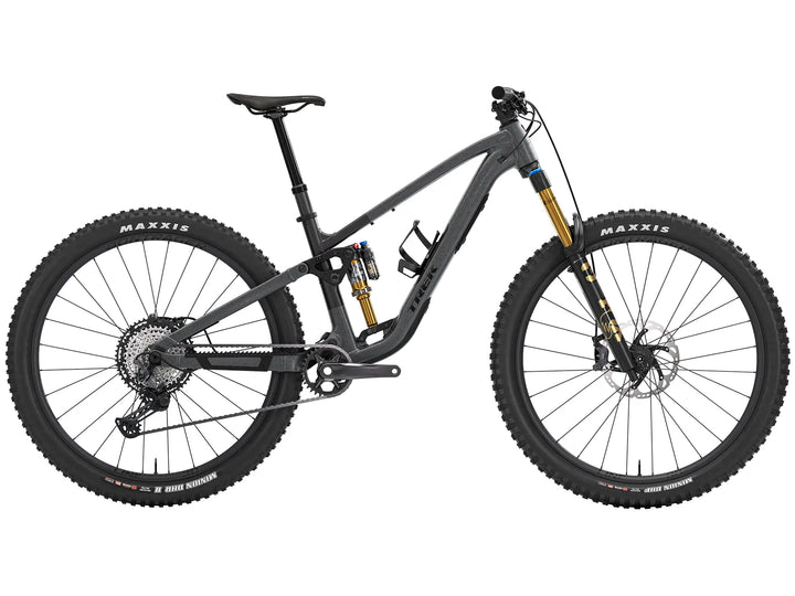 ブランド名：トレック、モデル名：fuel ex 9 xt  gen 7、年式：2026年、カラー：Lithium Grey Trek Black Splatter