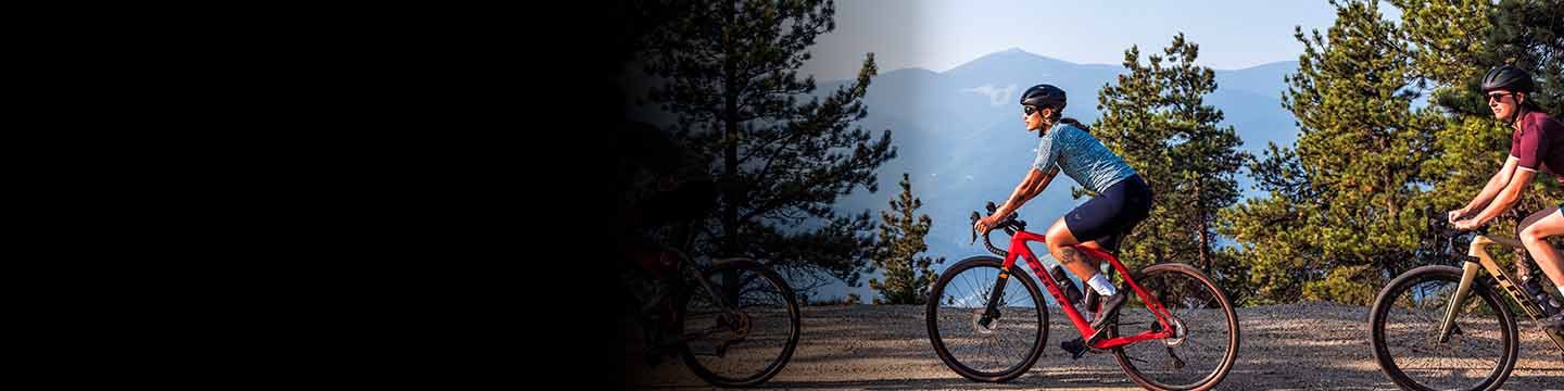 ロードバイクでのサイクリングの様子