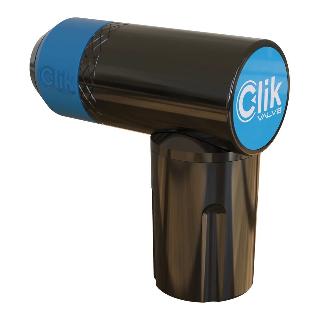 Clik 2-in-1 Right Angled Pump Head & Removeable Pump Adapter (Aluminum)ポンプヘッド