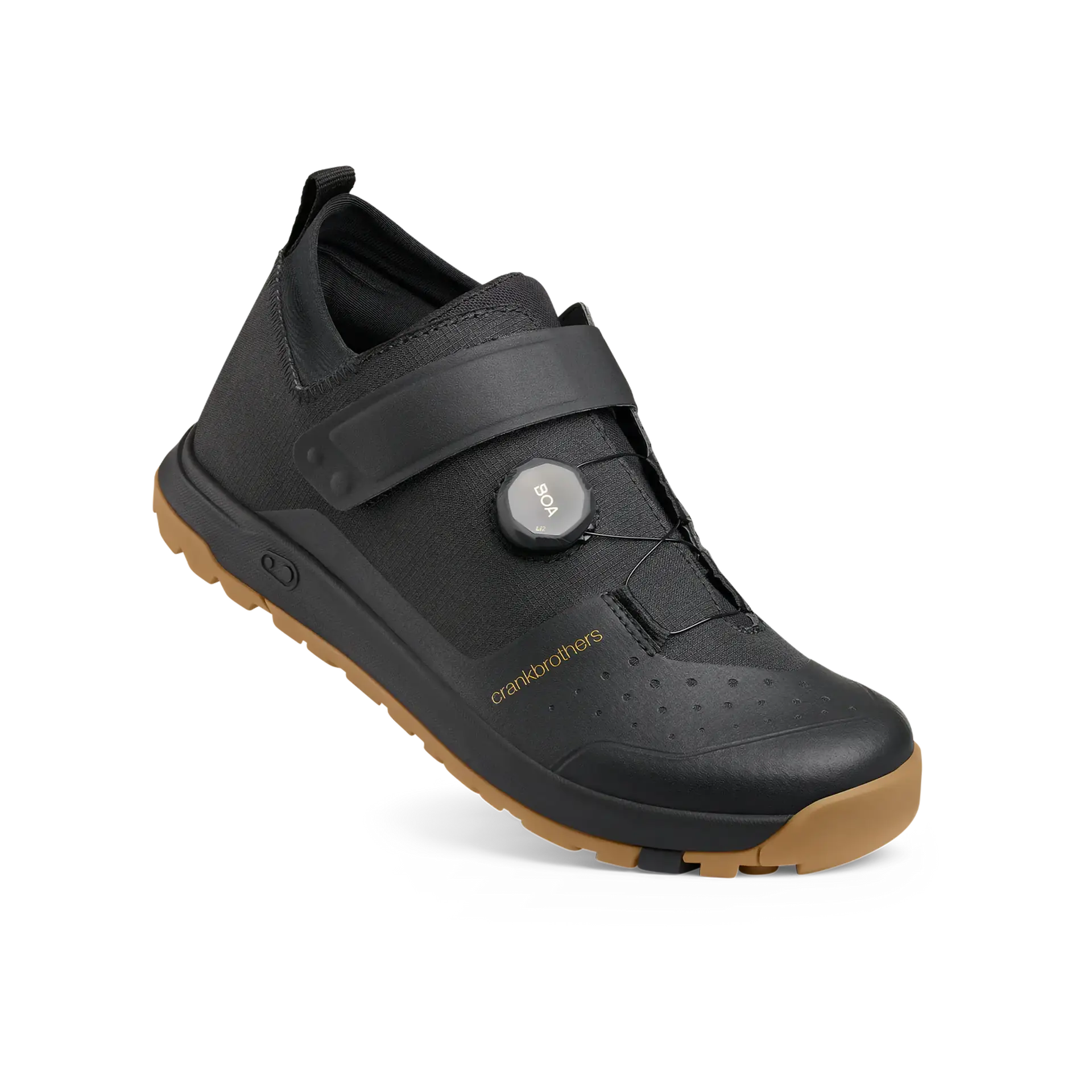 Stamp Trail BOA® Flat Shoes - Black/Gold

