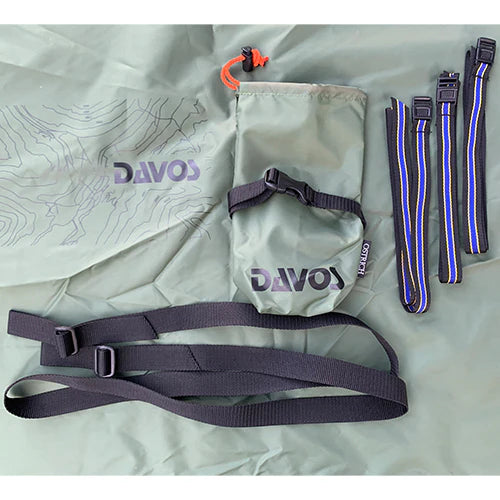 DAVOS（ダヴォス）G-110 グラベル輪行袋　オリーブグリーンの付属品