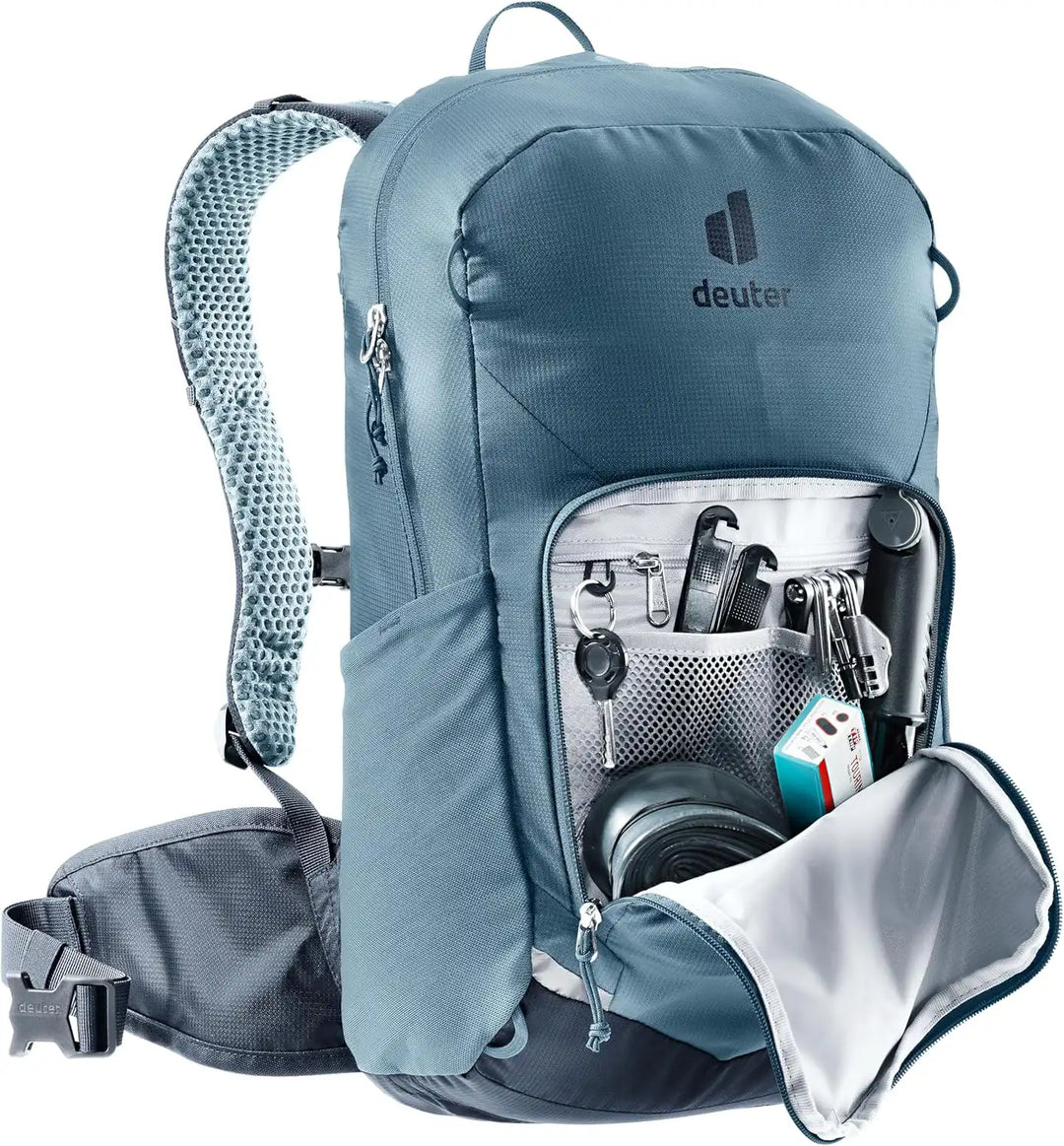 Deuter（ドイター）Bike One20（バイクワン20）アトランティック×インク　パンク修理セットなどの収納しやすいコンパートメント