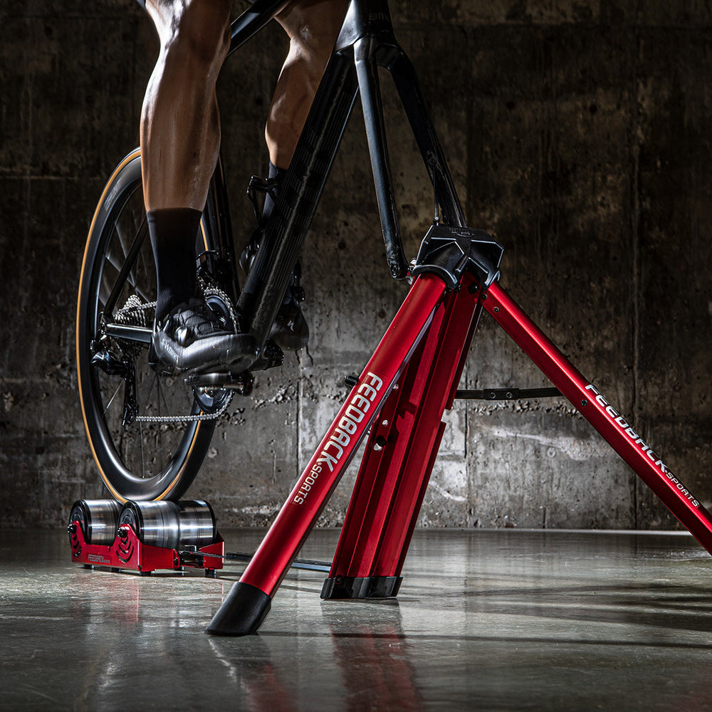 フィードバックスポーツオムニオーバードライブバイクトレーナー使用例