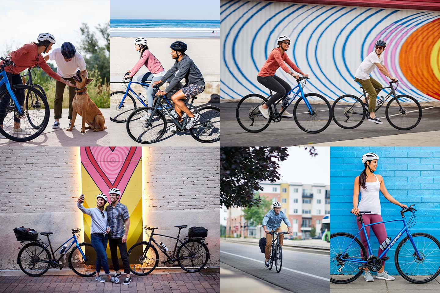 トレックFXでの様々なライドイメージ