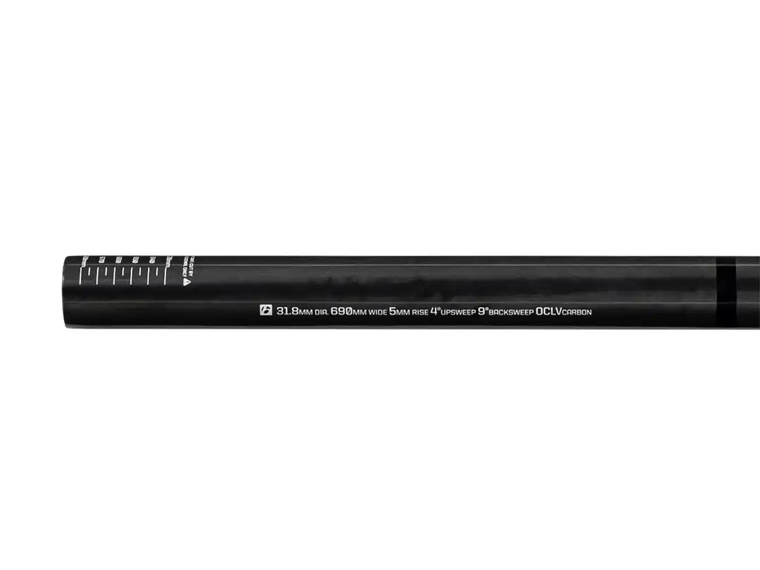 Bontrager Urban 31.8 Carbon Cruiser Handlebar　幅690㎜でカットライン付き
