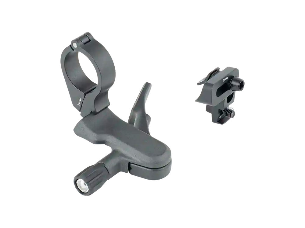 bontragerのline elite dropper stealth seatpostレバーを裏側から見たところ