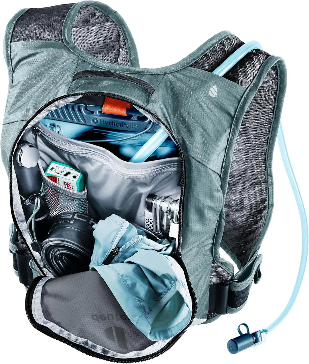 Deuter（ドイター）Rogla 5（ログラ5）グラファイト×シェール　携帯用工具やハイドレーションなどを入れたバッグ内