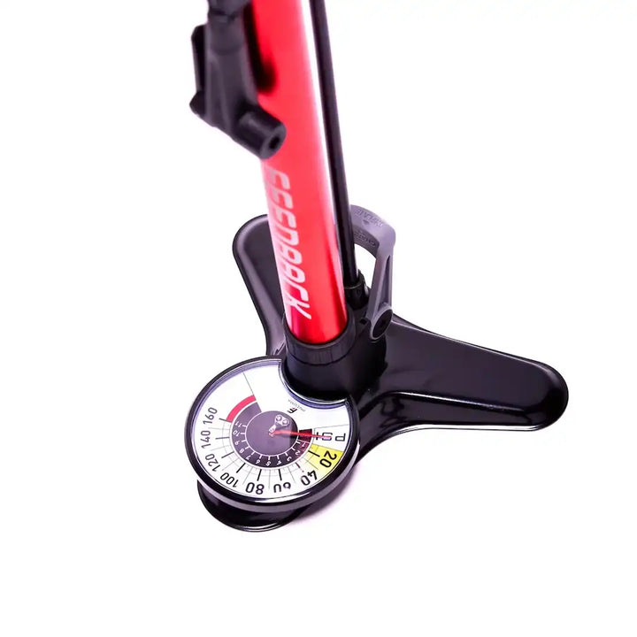 Feedback Sports（フィードバックスポーツ）Pneuma CC フロアポンプ、低圧が見やすいエアゲージ