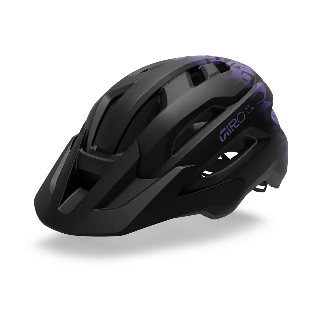 GIRO Fixture II ヘルメット Matte Black/Purple Rush