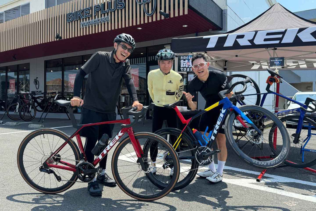 所沢のマドン試乗ツアーに参加いただいたお客様との記念写真