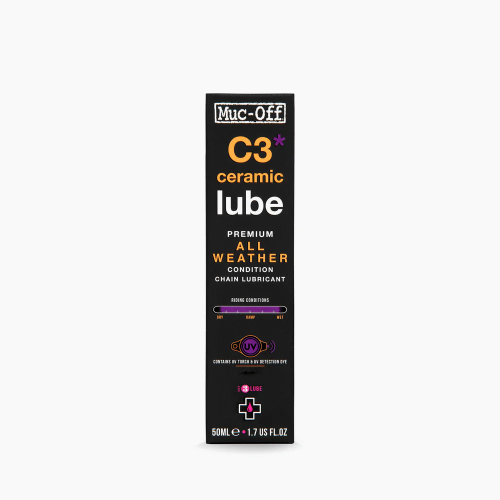 Muc-Off C3 CERAMIC ALL WEATHER LUBE 50ml パッケージ