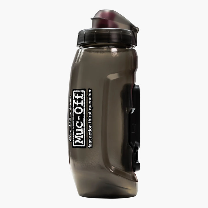 MUC-OFF x Fidlock TWISTボトル 590+BIKEBASE（マックオフ×フィドロック ツイスト 磁気ボトル 590ml＆バイクベース）カラー：スモーク