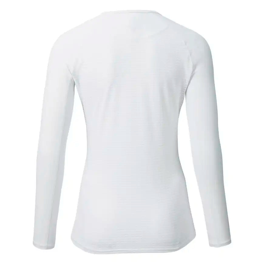 PEARL iZUMi W110 コールドシェイドロングスリーブ 女性用（ホワイト）背側