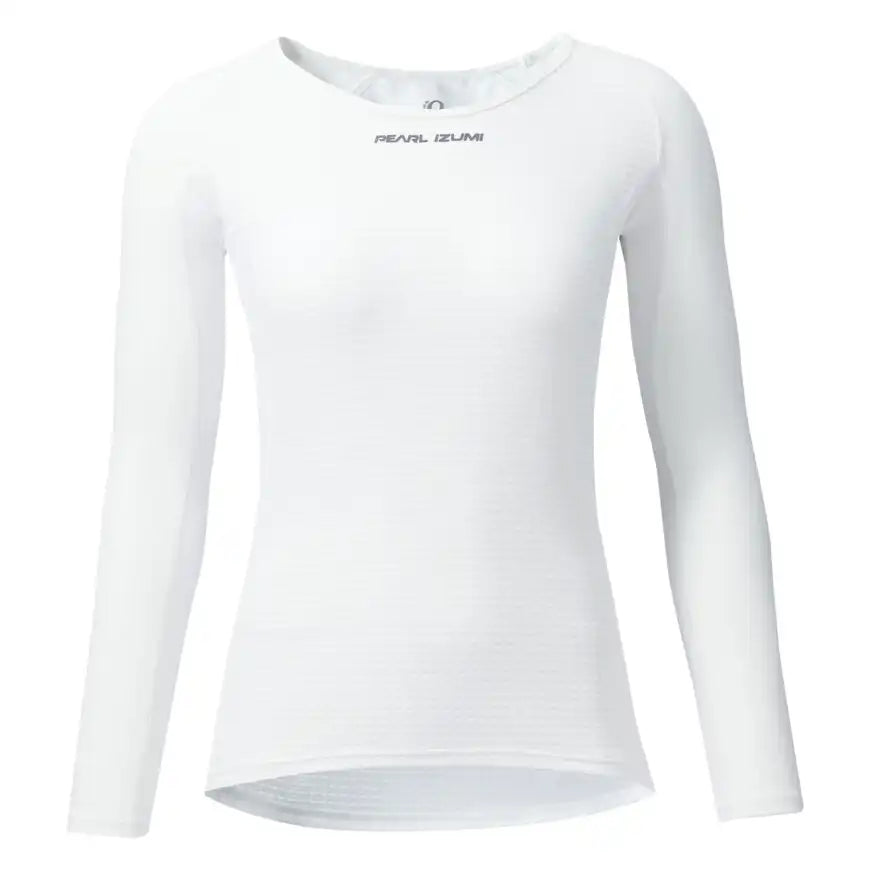 PEARL iZUMi W110 コールドシェイドロングスリーブ 女性用（ホワイト）前側