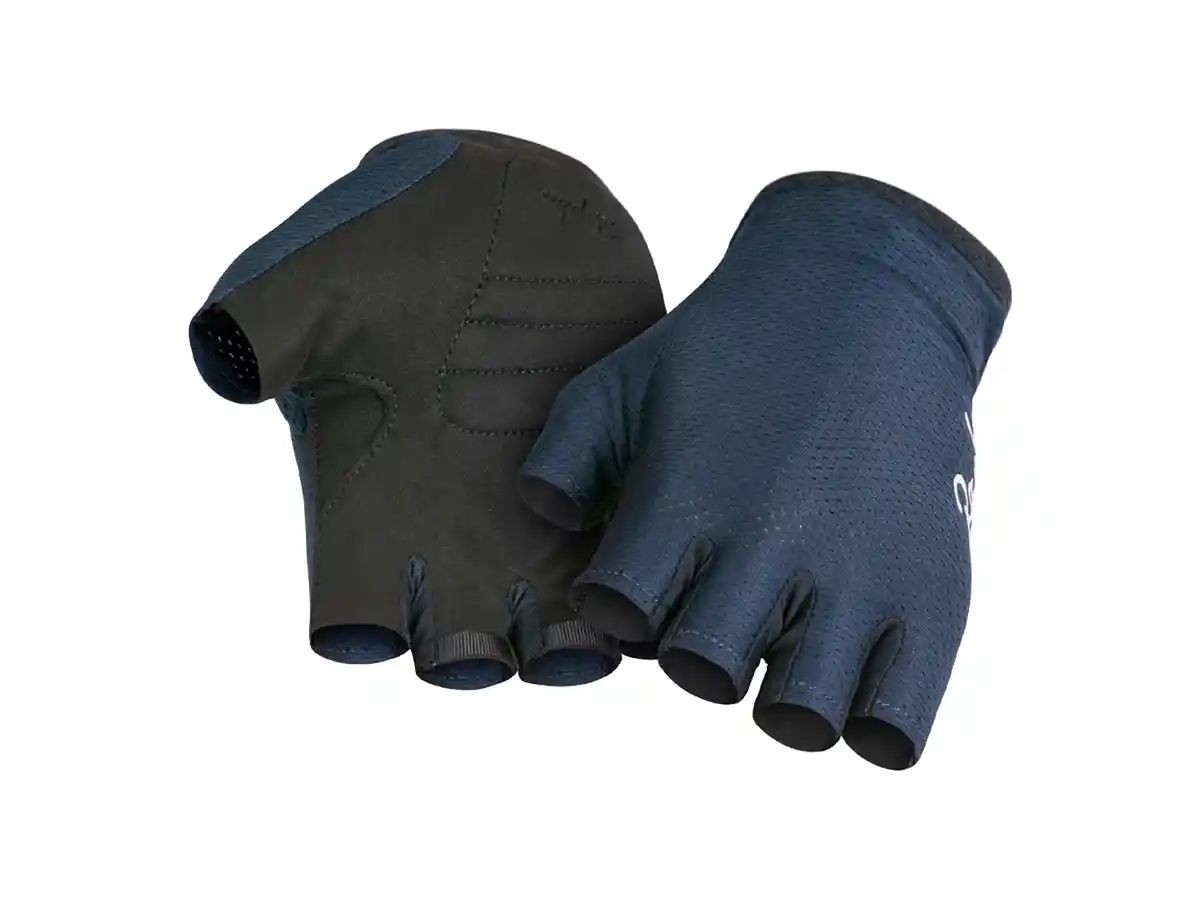 Rapha 25 Coreサイクリングミット ネイビーホワイト 左の甲と右の手のひら
