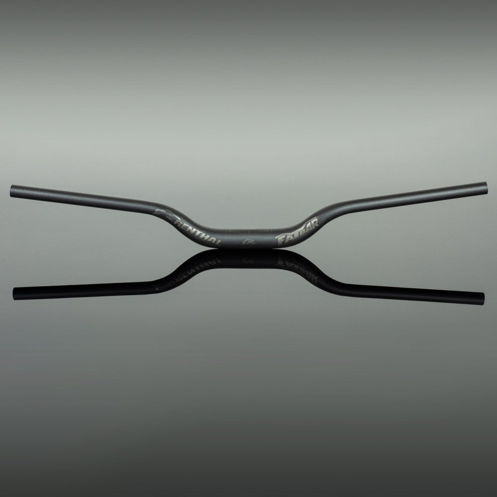 ブランド名：レンサル、商品名：ファットバー 35mm V3、ライズ：50mm、ワイズ：820mm、カラー名：ブラック