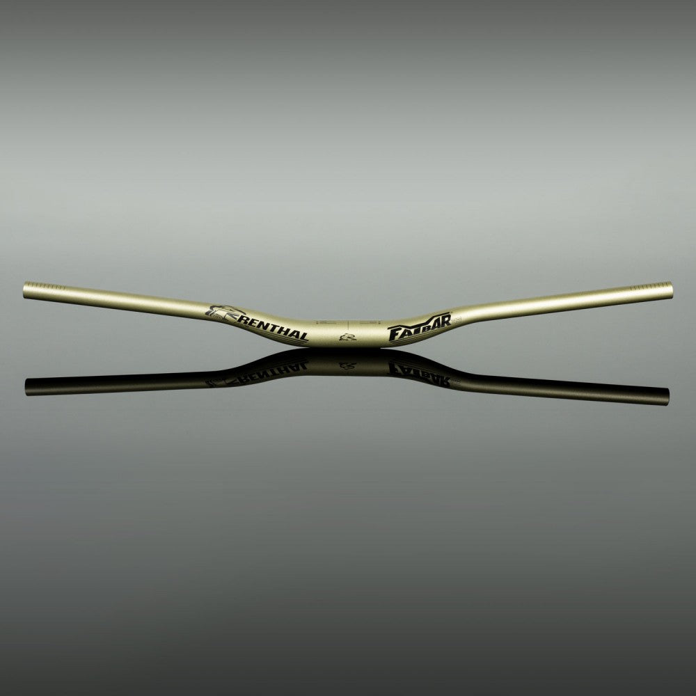 ブランド名：レンサル、商品名：ファットバー 35mm V3、ライズ：20mm、ワイズ：800mm、カラー名：ゴールド