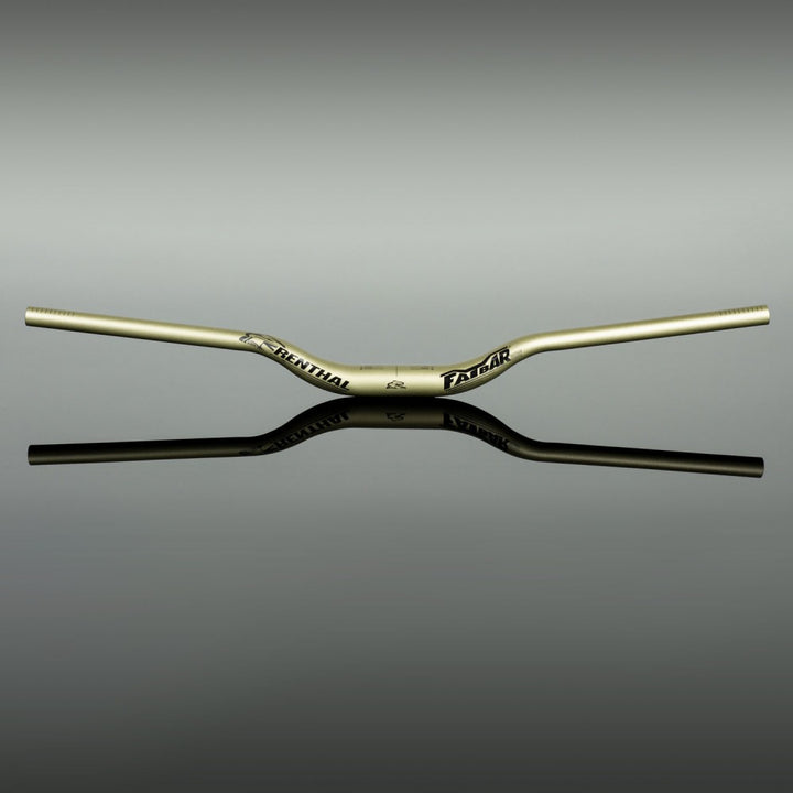 ブランド名：レンサル、商品名：ファットバー 35mm V3、ライズ：40mm、ワイズ：800mm、カラー名：ゴールド