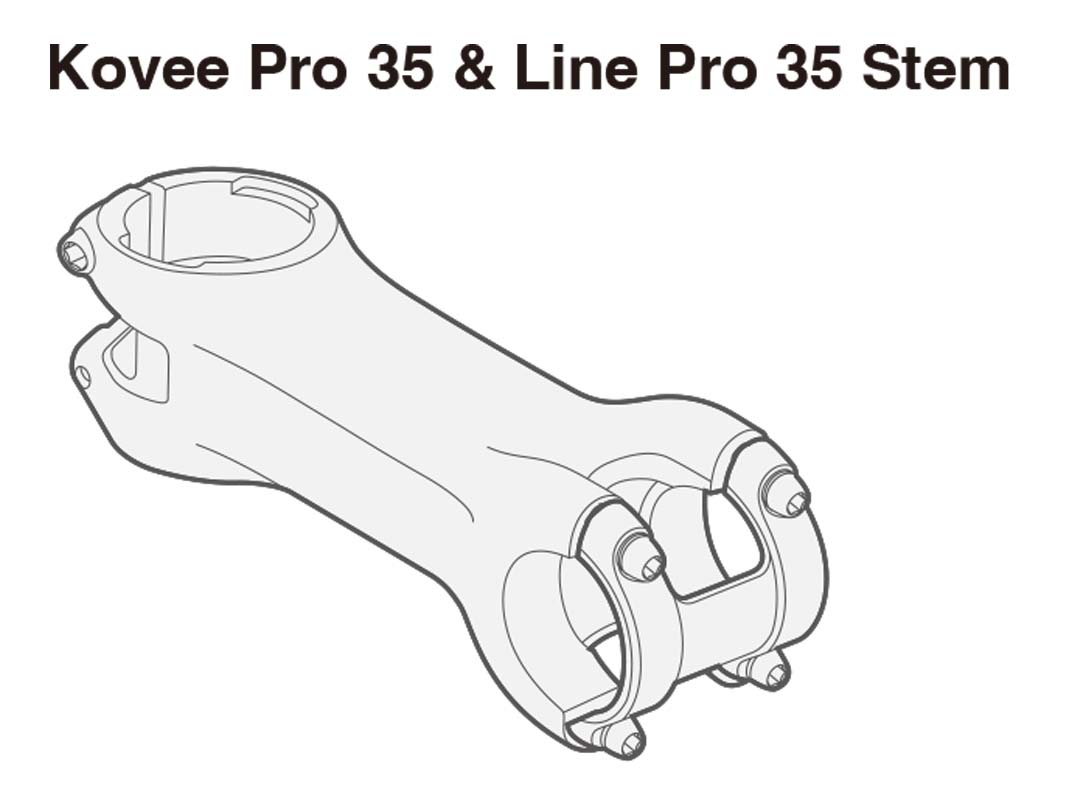 Bontrager Blendr Kovee Pro 35/Line Pro 35 Stem Mono Base SKU:W562042