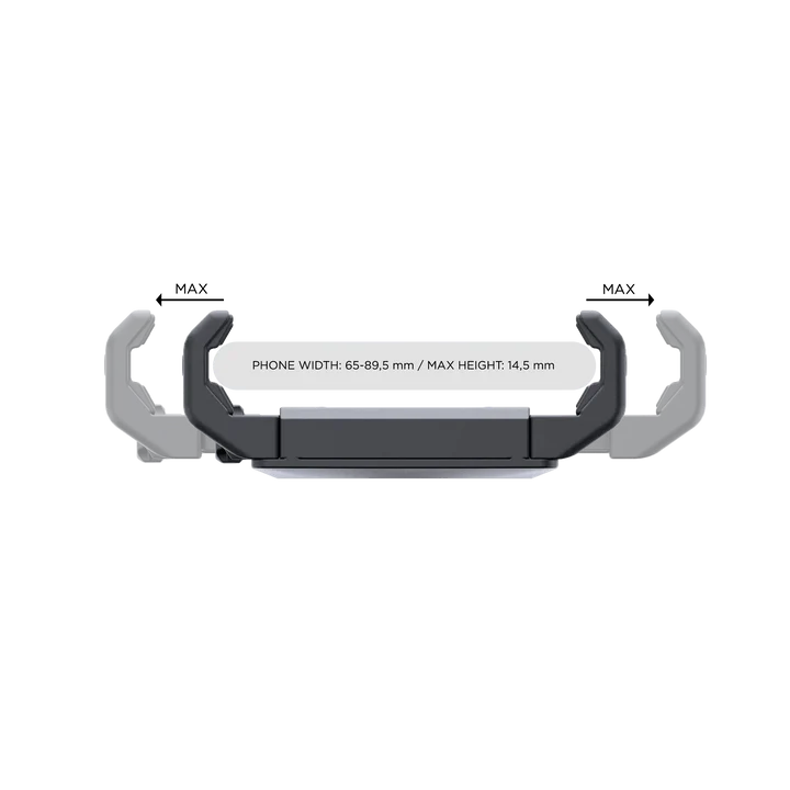 SP Connect（SPコネクト）Universal Phone Clamp Max（ユニバーサルフォンクランプマックス）最大幅と厚み