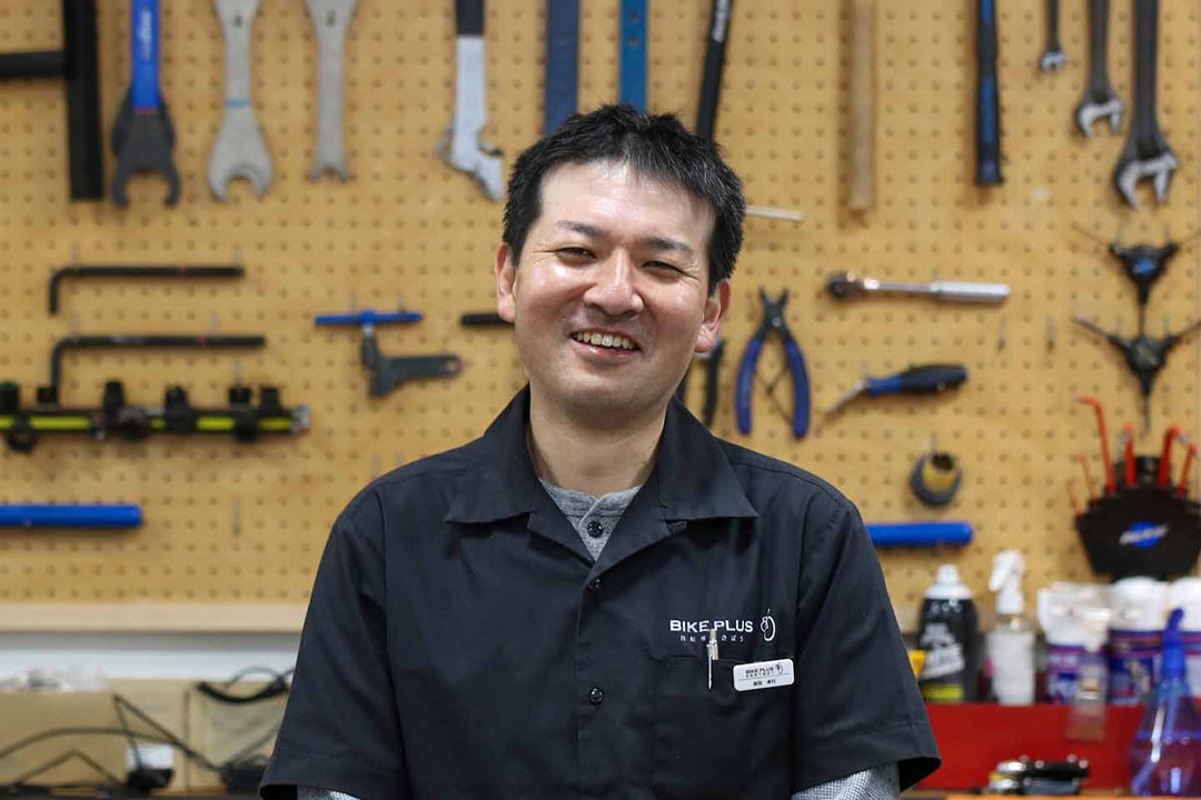 バイクプラス多摩センター店スタッフ森田の顔写真