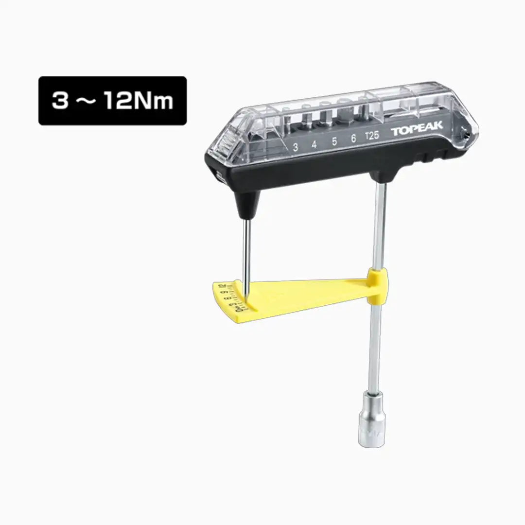 TOPEAK（トピーク）コンボトルクレンチ＆ビットセット　簡易式トルクレンチ （3～12Nm）