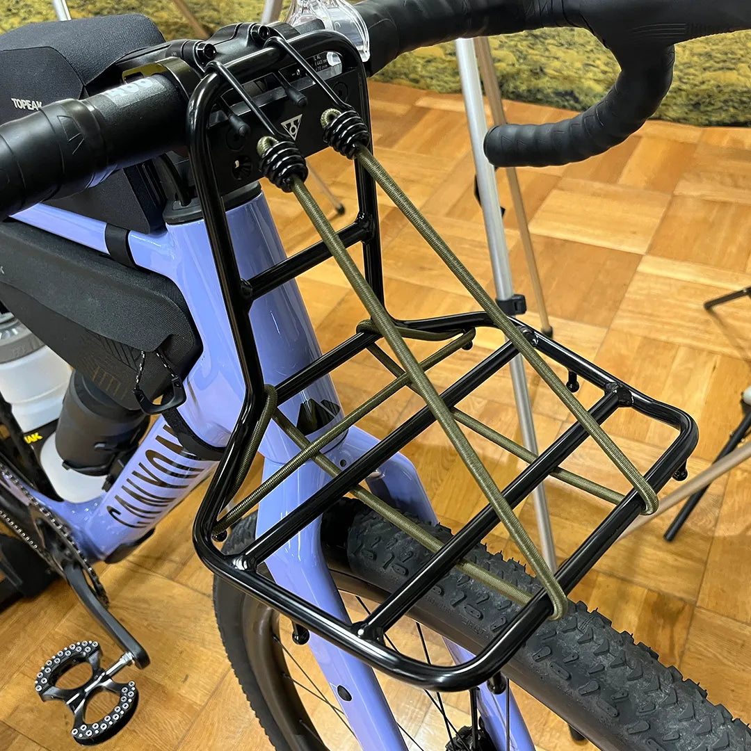 TOPEAK（トピーク）HANDLEBAR RACK（ハンドルバー ラック）コードをひっかけやすいように下部に多数のフックがついている