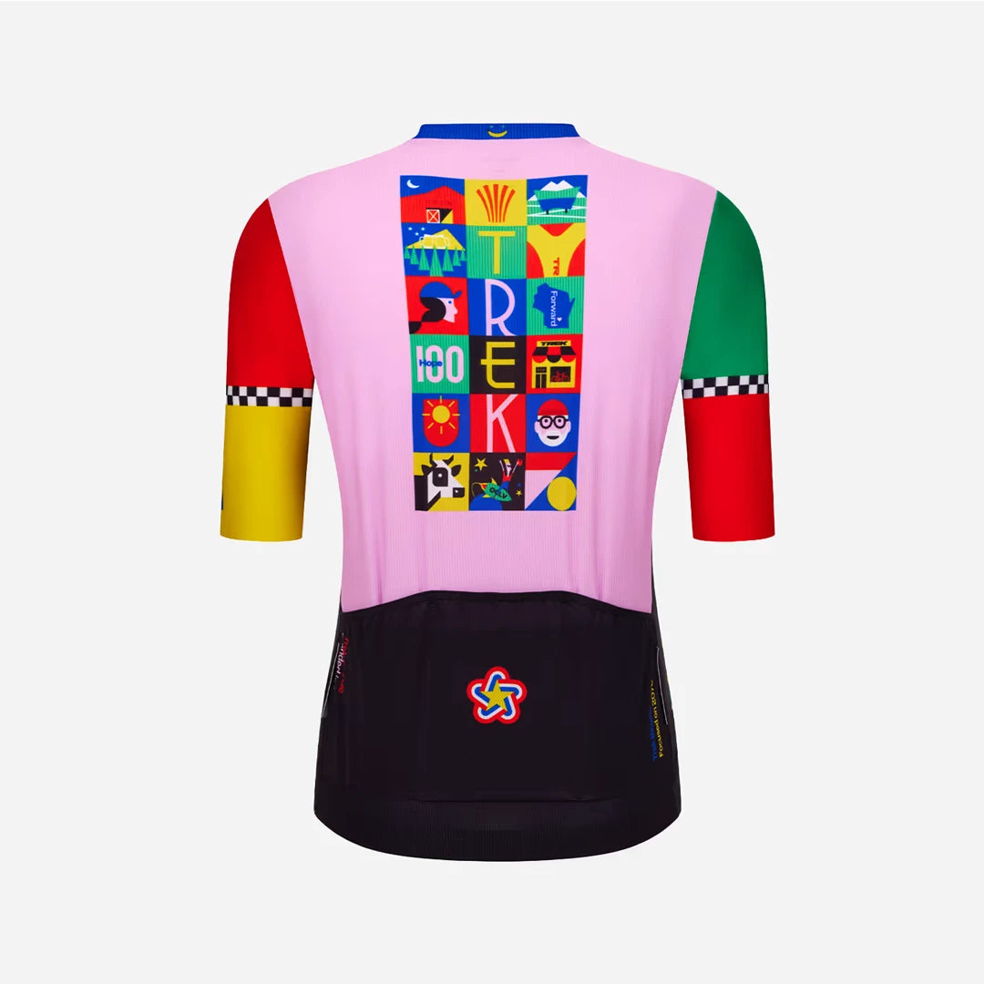 Trek First 50 サイクリングジャージ 背面デザイン