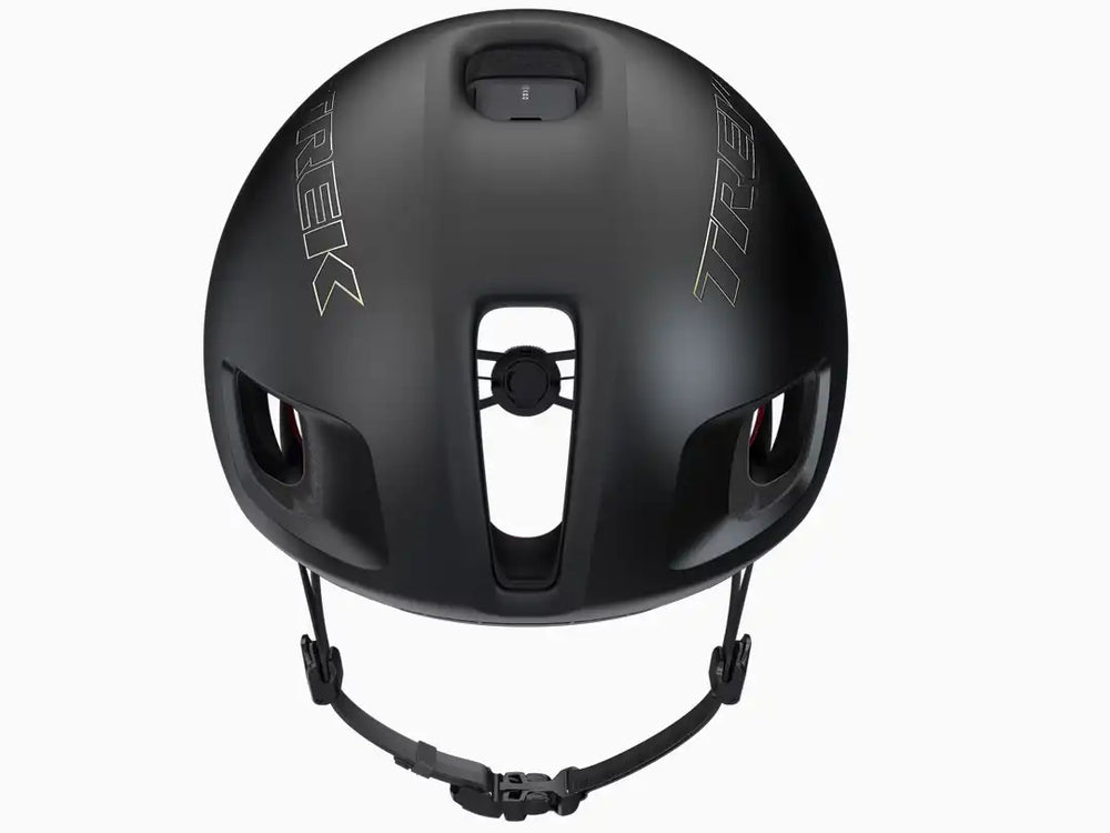 TREK Ballista MIPS Asiafitヘルメット カラー：Black/Red (dark) 真正面から