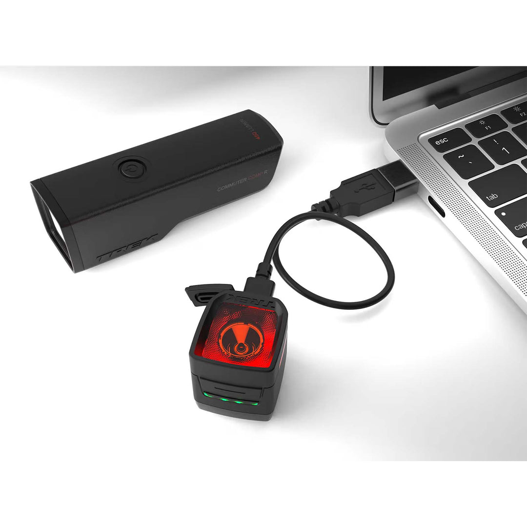 Trek Commuter Comp R / Flare R Cityバイクライトセット USB充電式