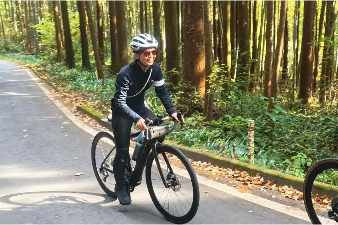 TREK Domane+SLR7ライドレビュー：立ち漕ぎで白石峠を登る