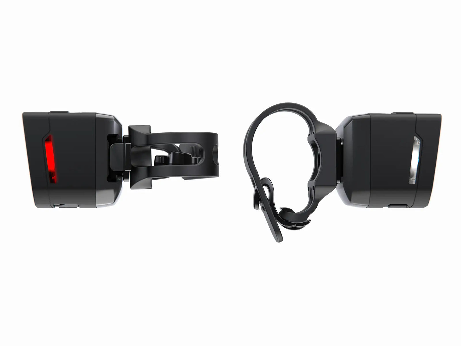 Trek Ion 100 R/Flare R City ライトセットをそれぞれ真横から