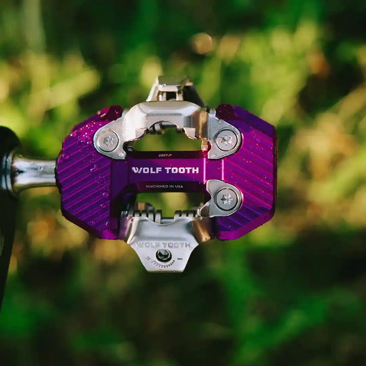 Wolf Tooth（ウルフトゥース）CTRL Trail Clipless Pedal カラー：Ultraviolet Purple　