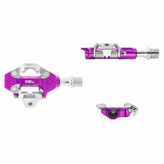 Wolf Tooth（ウルフトゥース）DEL Gravel Clipless Pedal　カラー：Ultraviolet Purple さまざまな角度から
