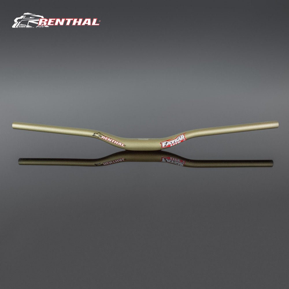 Renthal Fatbar Lite 35mm Handlebar Rise:30mm, Color:Gold（レンサルファットバーライト35mmハンドルバーのライズ30mm, カラーゴールドのバージョン）